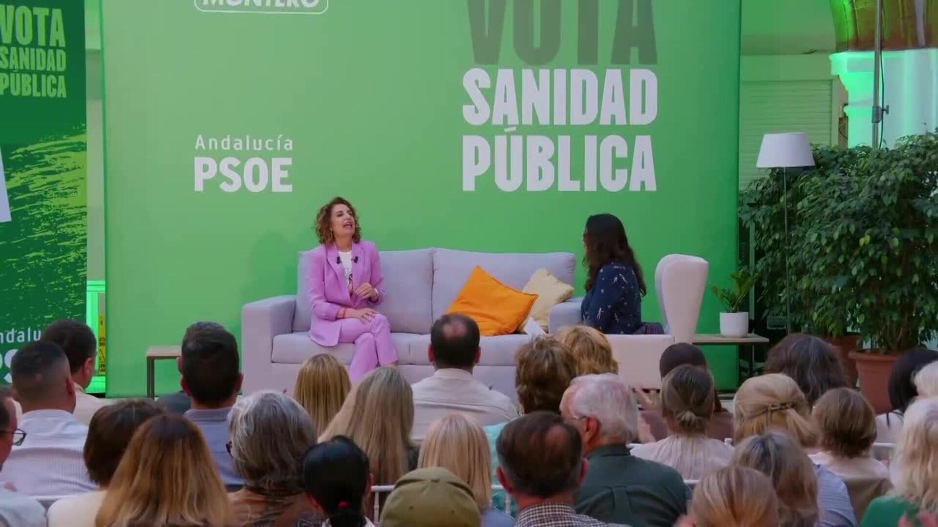 Montero (PSOE-A) reafirma su prioridad por reducir las listas de espera si llega a la Junta