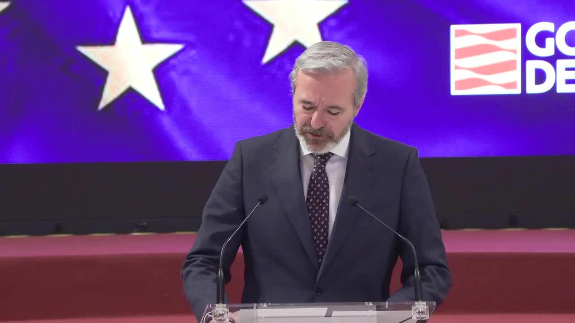 Azcón reivindica que Europa “debe ser una garantía de igualdad de oportunidades”