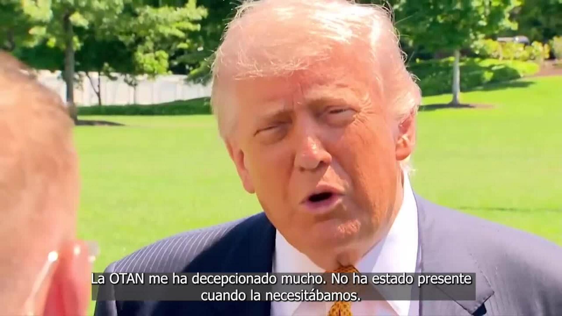Trump vuelve a la carga contra la Alianza Atlántica: "No necesitamos a la OTAN"