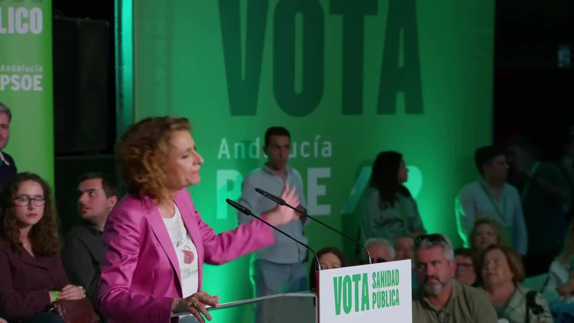 Montero (PSOE-A) pide que "no se despiste" el voto de izquierda