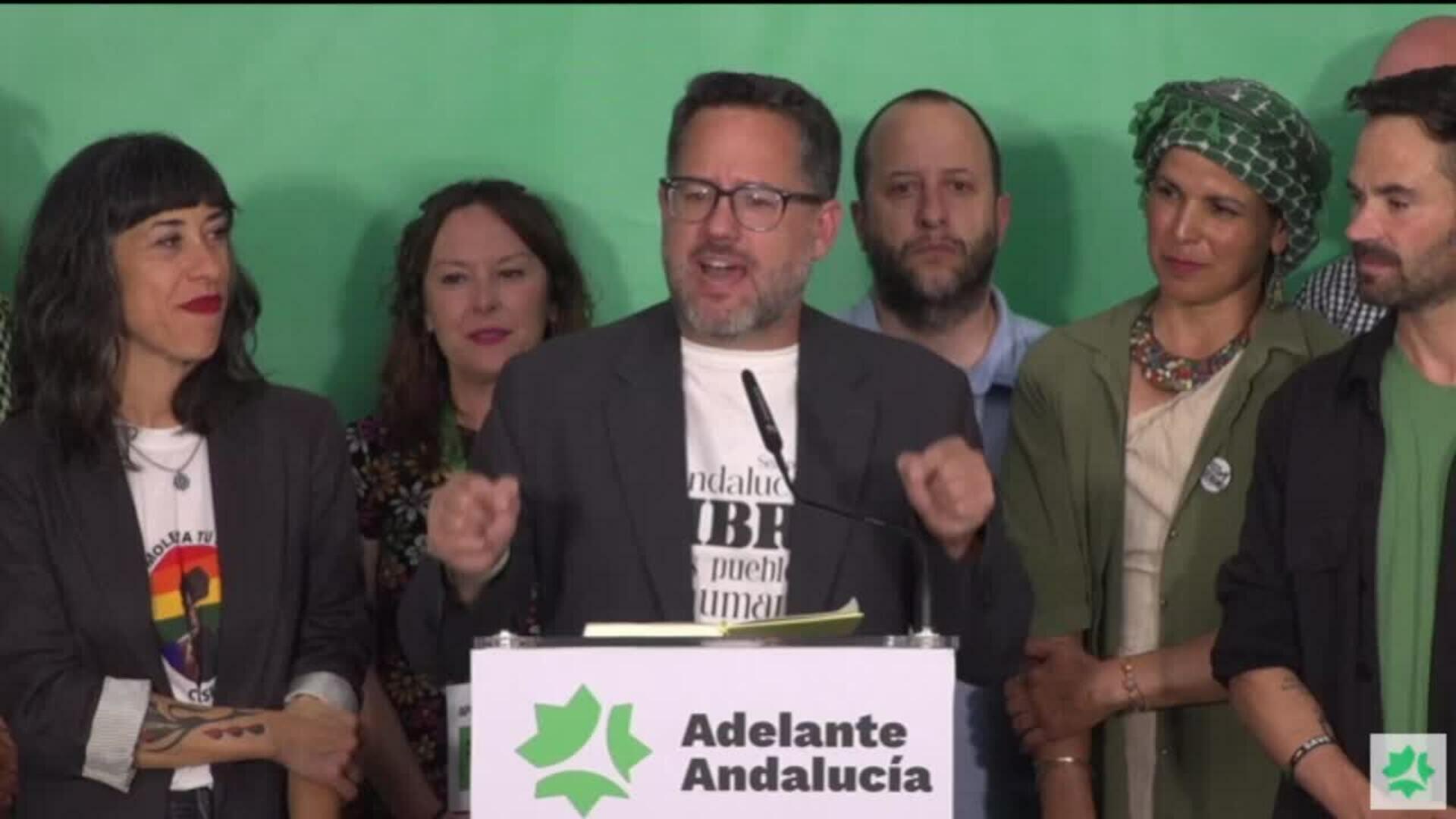 García (Adelante): "Adelante Andalucía le ha quitado la mayoría absoluta al PP"