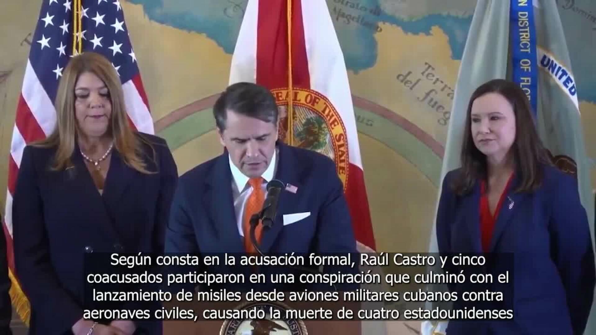 EEUU imputa al expresidente cubano Raúl Castro y Díaz-Canel acusa a la Administración Trump