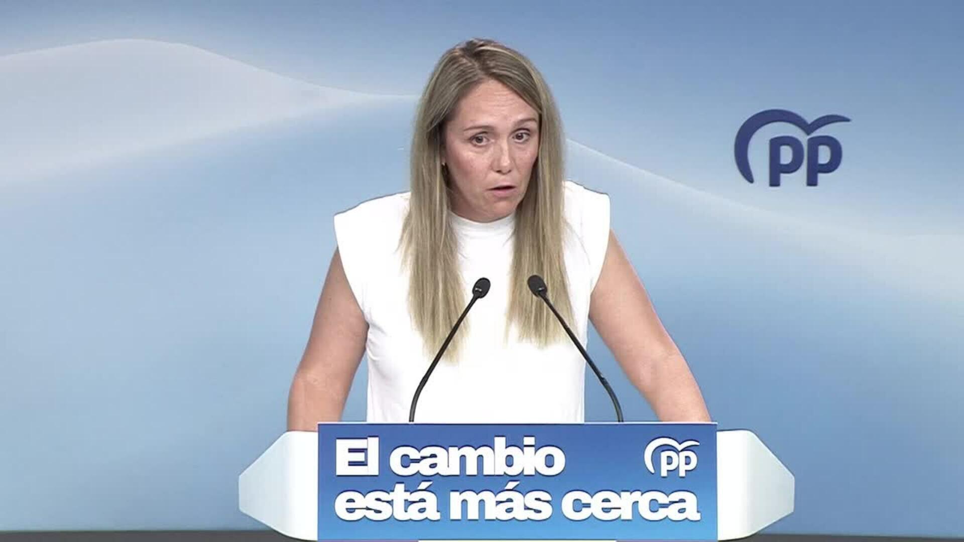 El PP pide a PNV y Junts no "lavarse las manos como Poncio Pilatos"