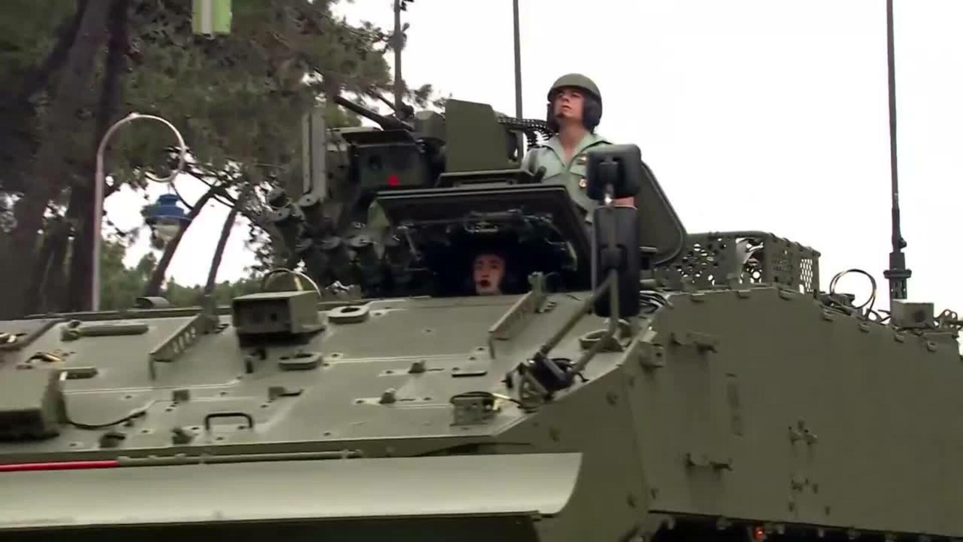 Vigo se vuelca con las Fuerzas Armadas en un desfile que brilla a medias