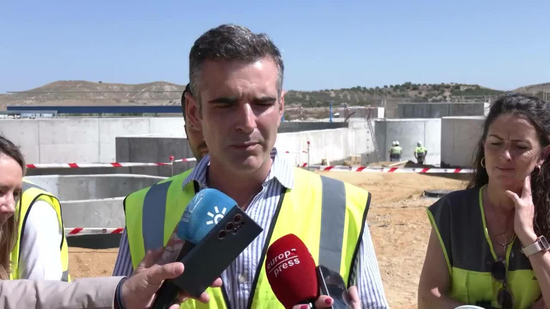 La nueva depuradora de Mojácar y las obras de saneamiento alcanzan el 75% de ejecución
