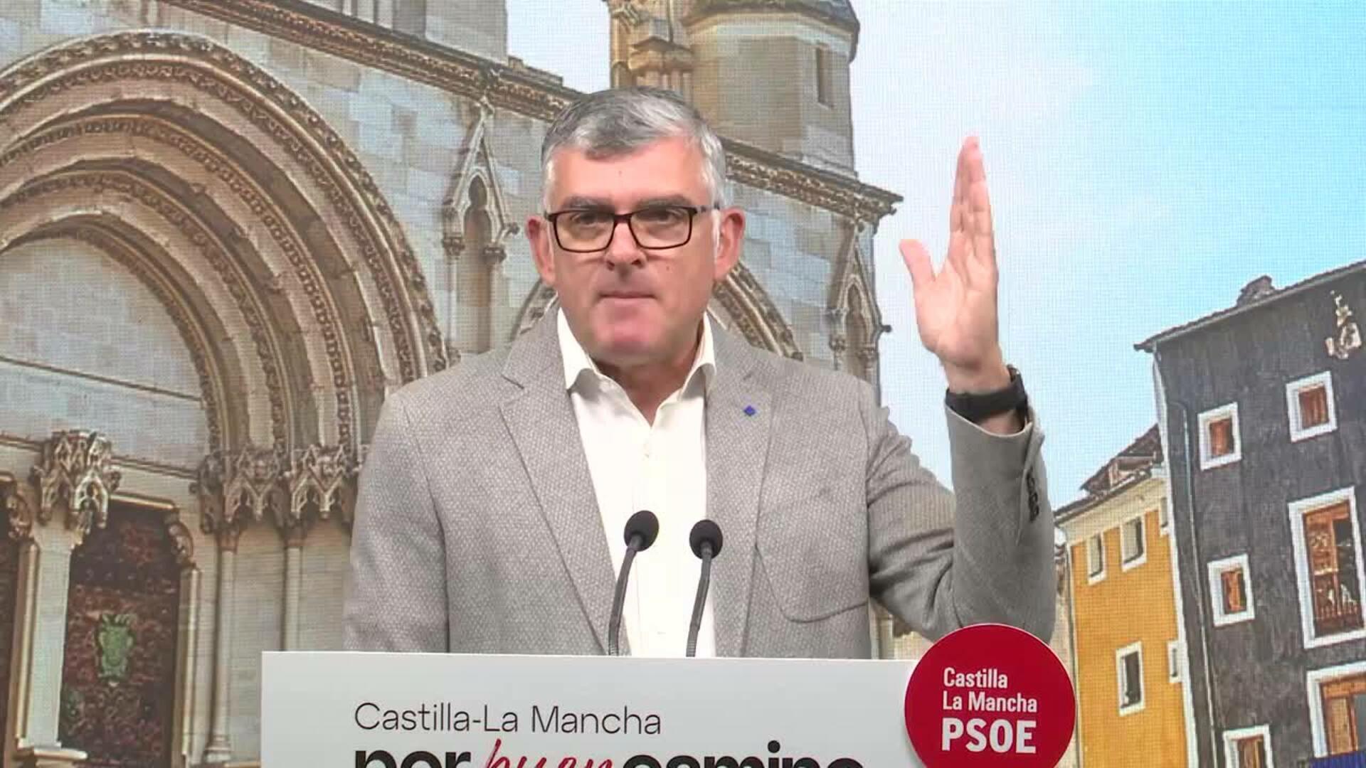 PSOE lamenta que Núñez "jamás defiende los intereses de C-LM"