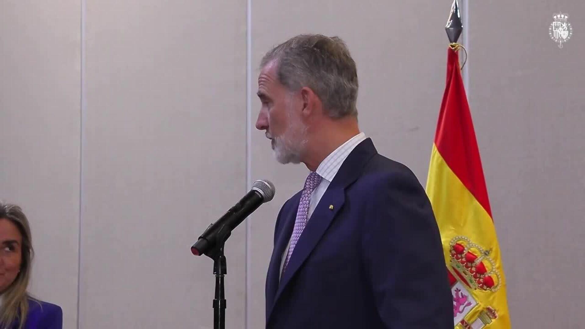 Felipe VI expresa su "cariño" y envía "un gran abrazo" a Venezuela tras los dos terremotos