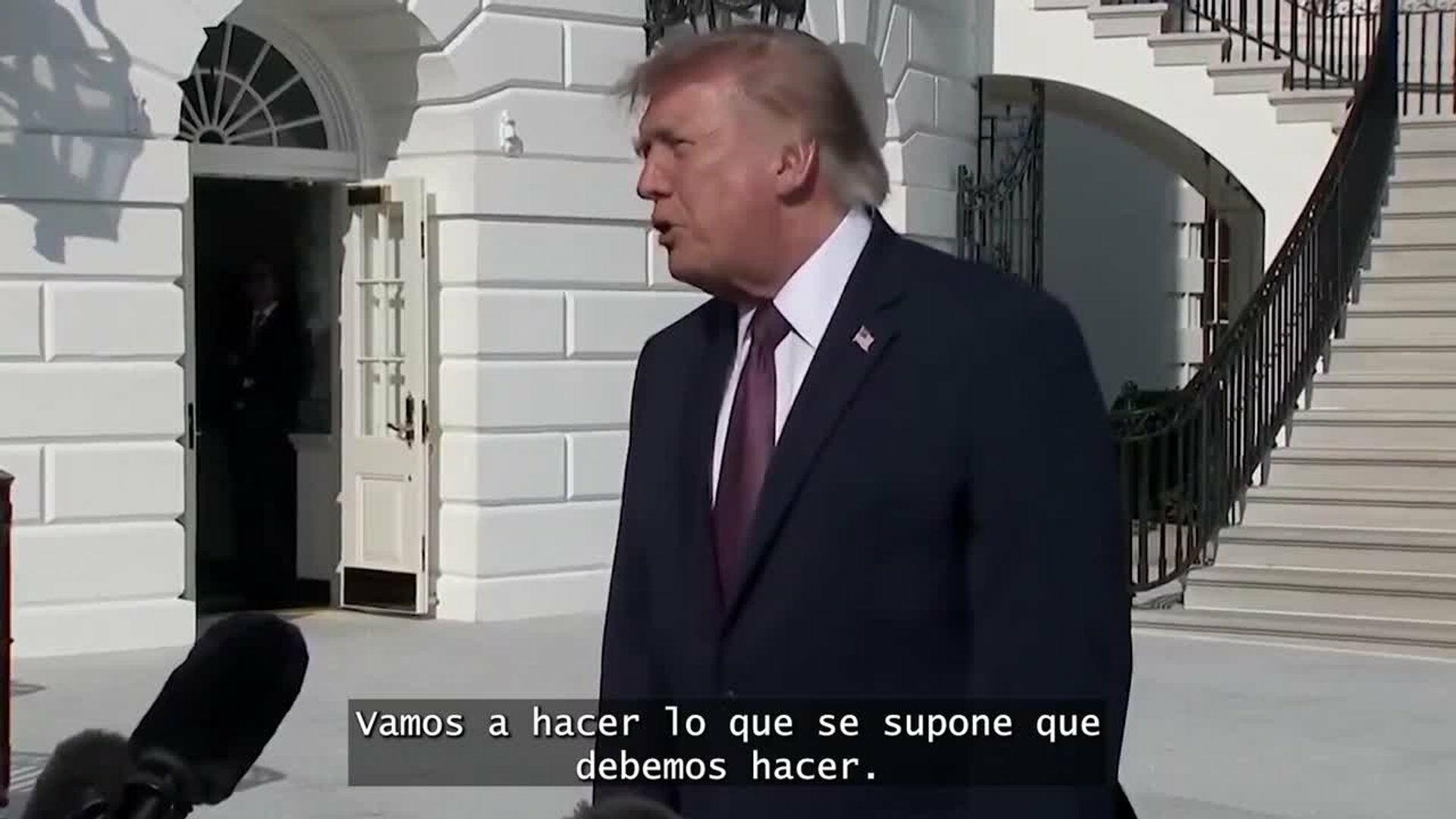 Trump afirma ahora que no prohibirá las exportaciones de diésel