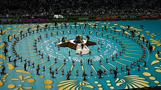 La ceremonia de inauguración del Mundial, en imágenes
