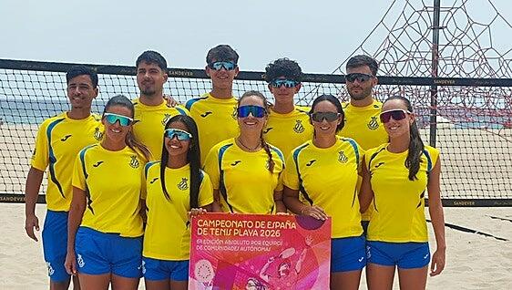 Canarias, campeona de España de Tenis Playa