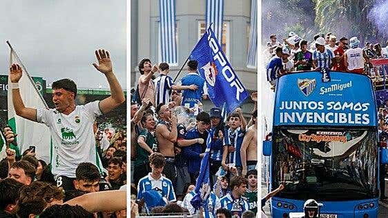 Racing, Dépor y Málaga, el regreso de tres históricos que pasaron por el infierno