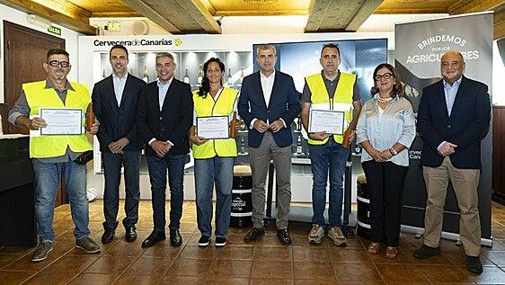 Cervecera de Canarias reconoce a más de 40 agricultores y ganaderos por su apuesta por la sostenibilidad