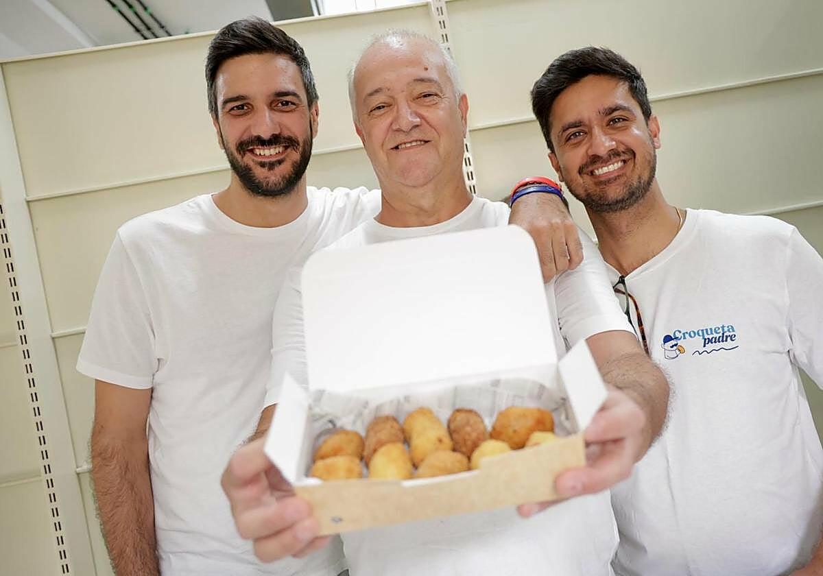 «Mi padre no da consejos, pero hace croquetas y funciona mejor»: el nuevo templo a la croqueta de los celíacos