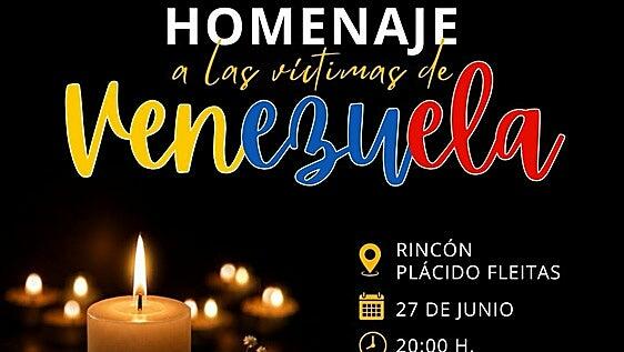 Telde organiza un homenaje a las víctimas de Venezuela