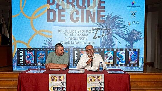 El parque de la Paz de Santa Lucía tendrá cine de verano en julio y agosto