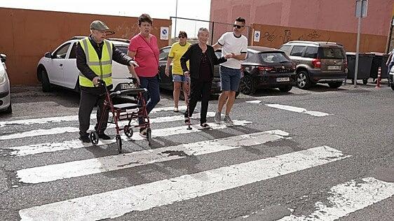 Almatriche demanda seguridad vial: «Están atropellando a la gente»