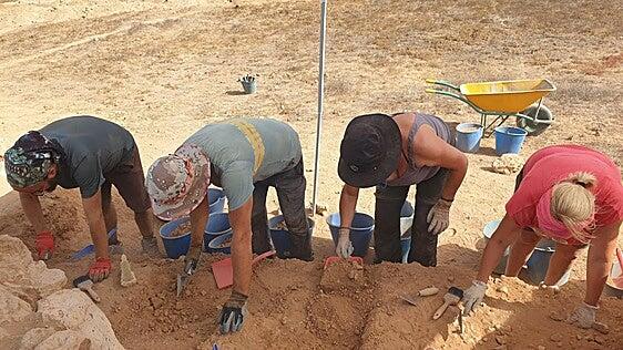 Las excavaciones en El Bebedero permiten conocer aspectos del aljibe