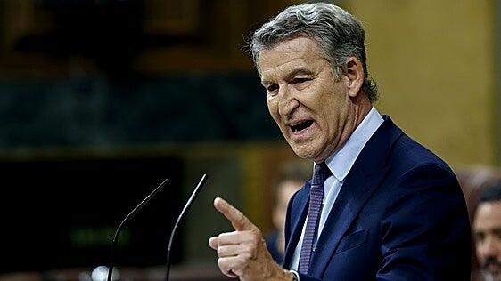 Feijóo acusa a Sánchez de ser el «nexo político corruptor» y colocar el Estado «en manos de gentuza»