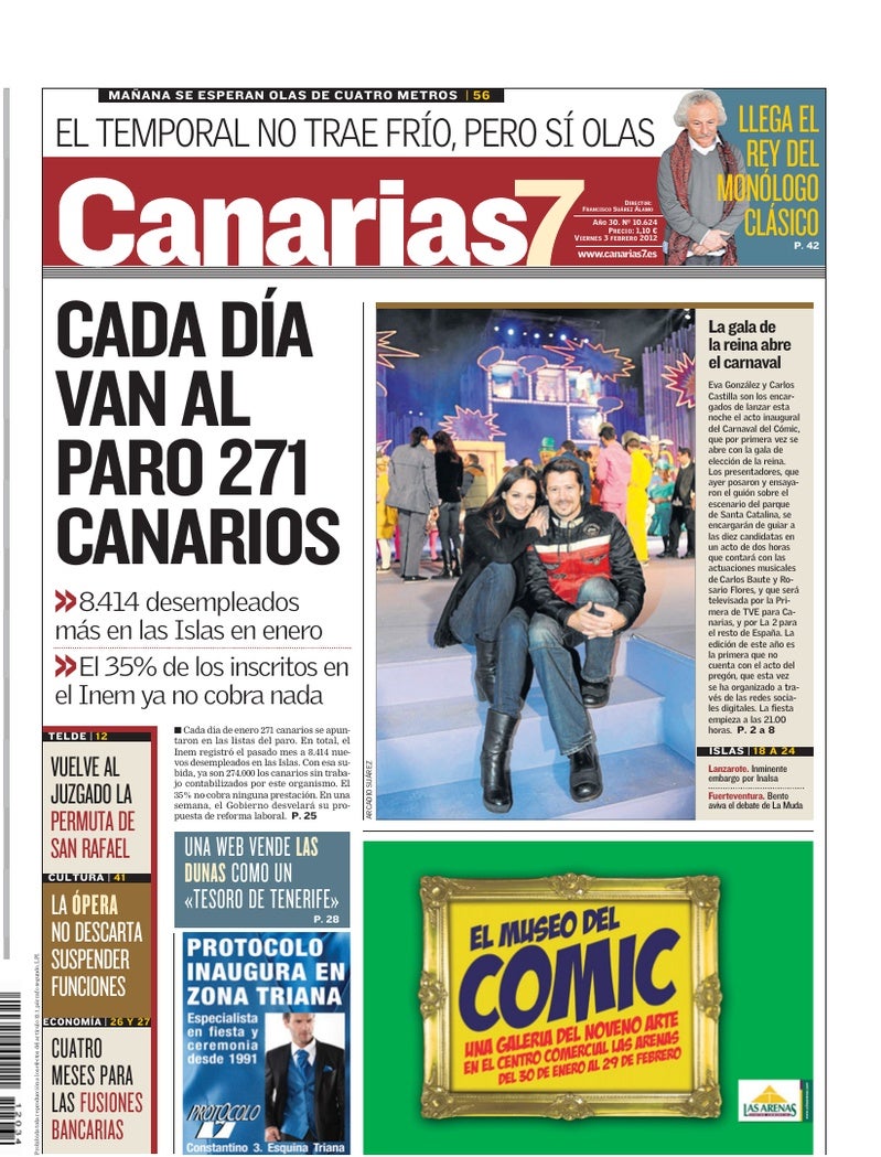Portada Canarias7 03-02-2012