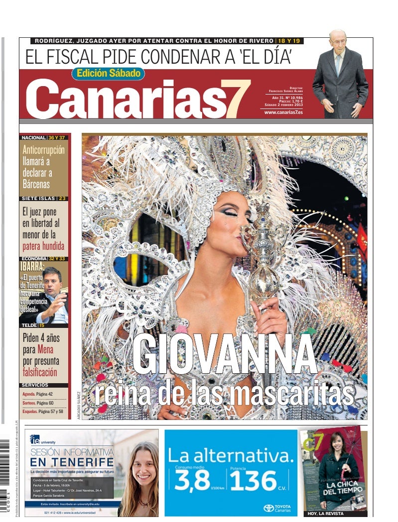 Portada Canarias7 02-02-2013