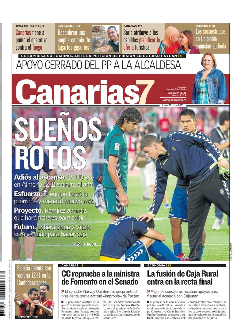 Portada Canarias7 17-06-2013