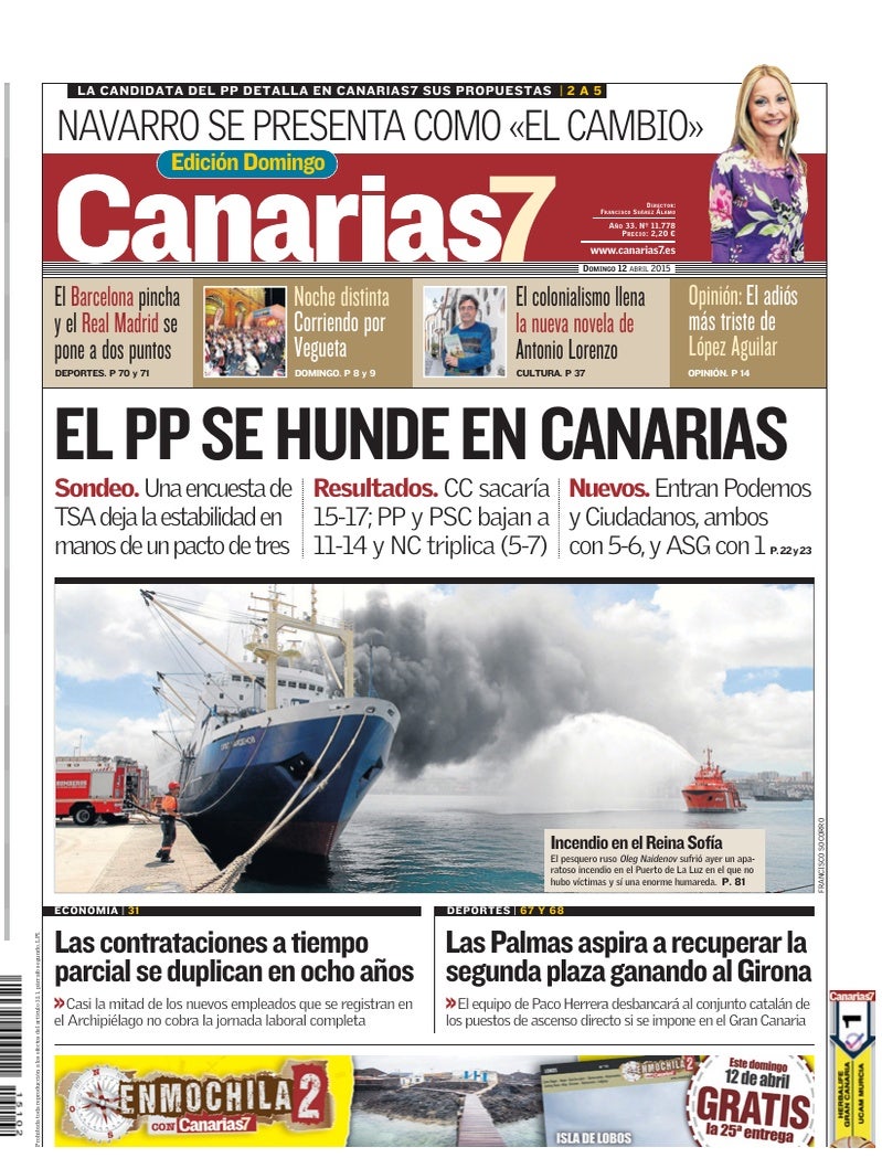 Portada Canarias7 12-04-2015