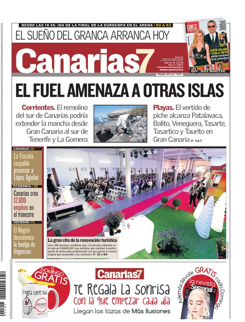 Portada Canarias7 24-04-2015