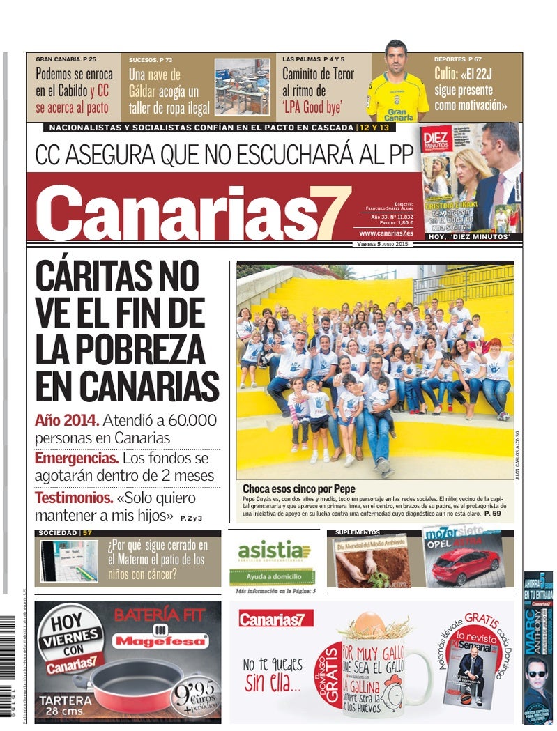 Portada Canarias7 05-06-2015