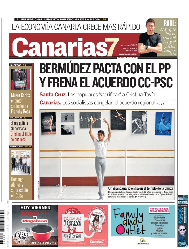 Portada Canarias7 12-06-2015