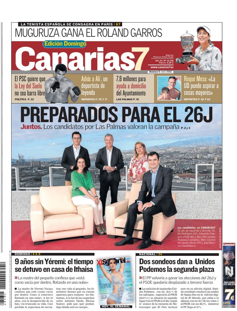 Portada Canarias7 05-06-2016