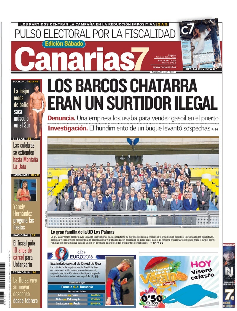 Portada Canarias7 11-06-2016