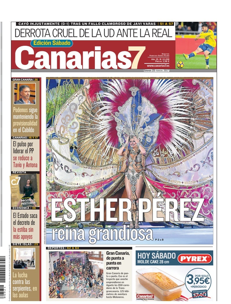 Portada Canarias7 25-02-2017
