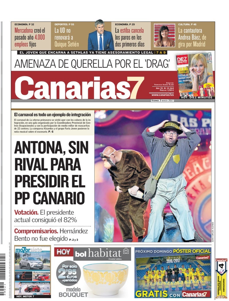 Portada Canarias7 03-03-2017