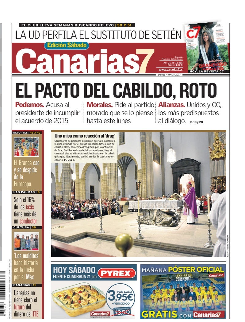 Portada Canarias7 04-03-2017