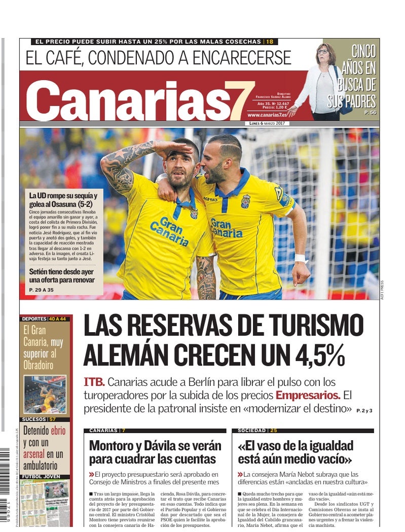 Portada Canarias7 06-03-2017