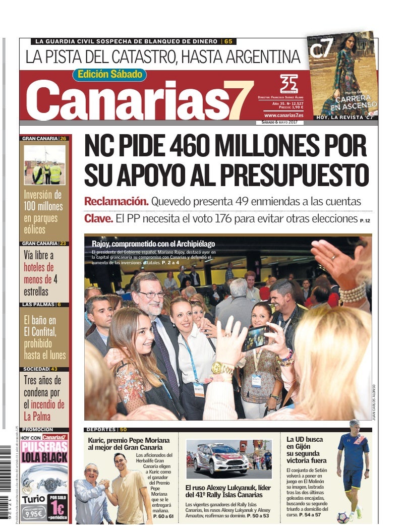 Portada Canarias7 06-05-2017