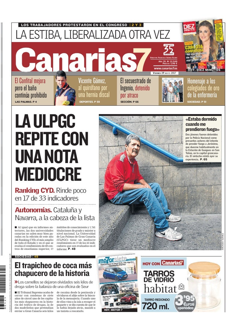 Portada Canarias7 19-05-2017