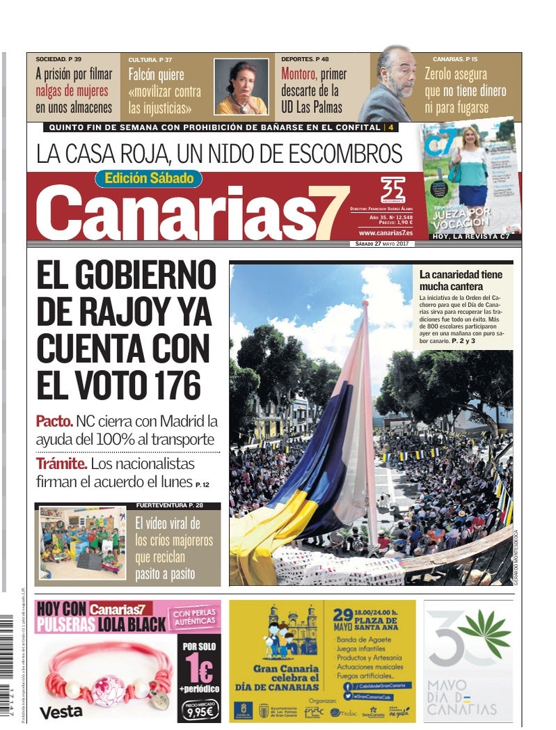 Portada Canarias7 27-05-2017