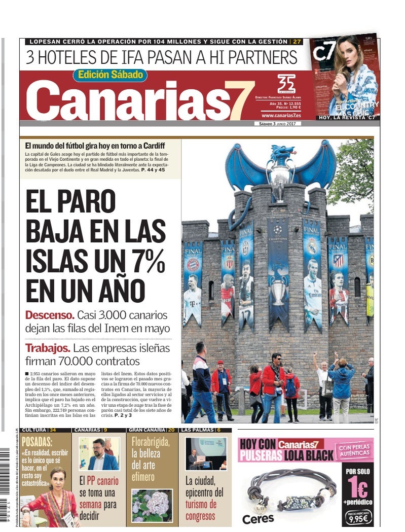 Portada Canarias7 03-06-2017