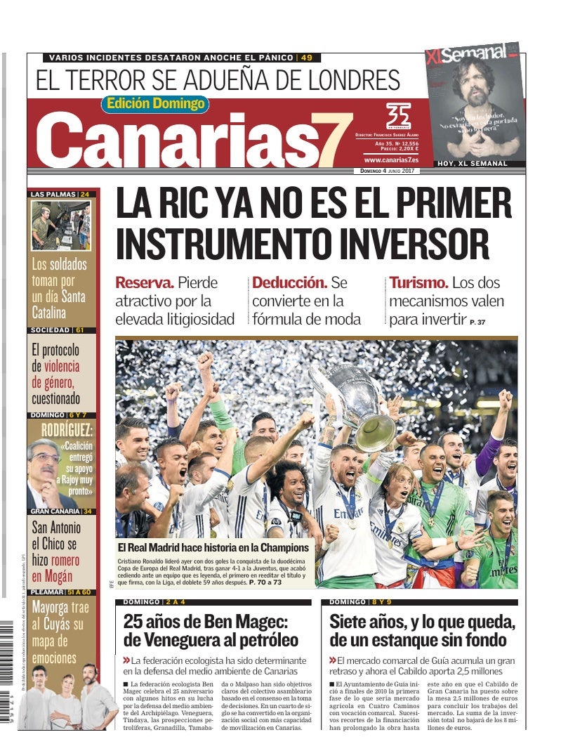 Portada Canarias7 04-06-2017