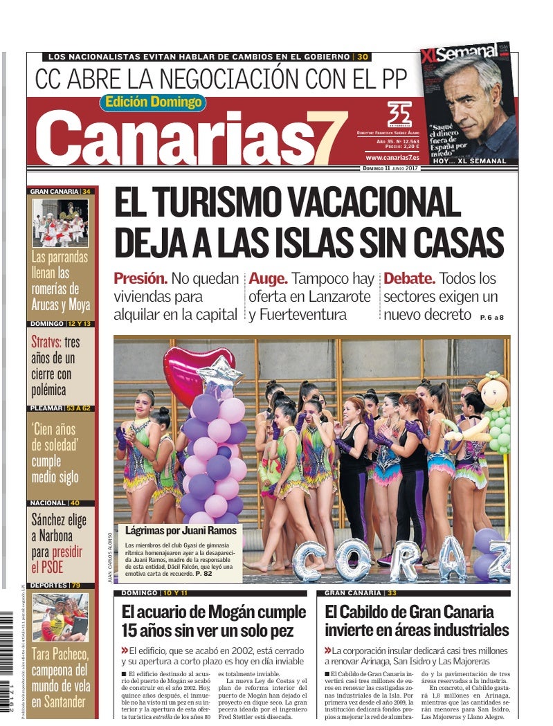 Portada Canarias7 11-06-2017
