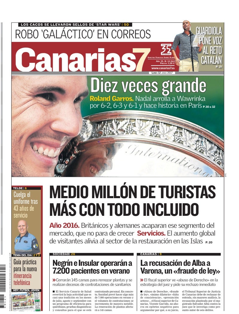 Portada Canarias7 12-06-2017