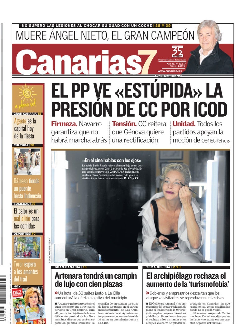 Portada Canarias7 04-08-2017