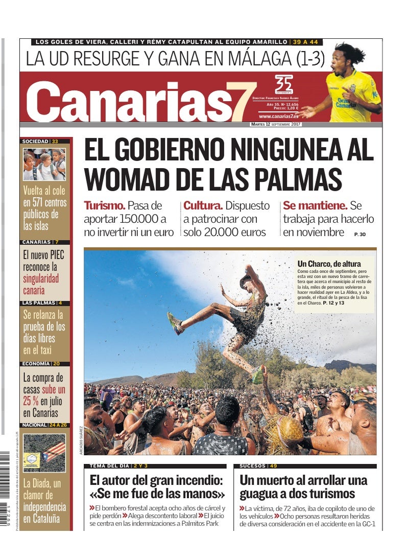 Portada Canarias7 12-09-2017