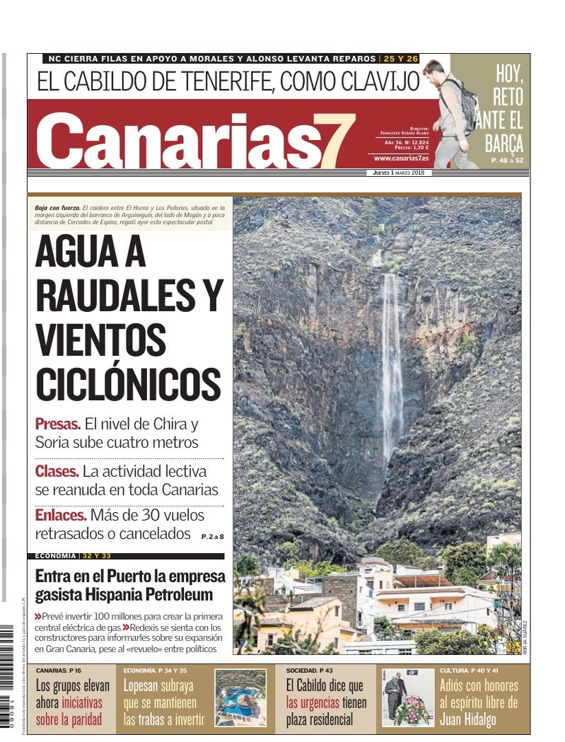 Portada Canarias7 01-03-2018