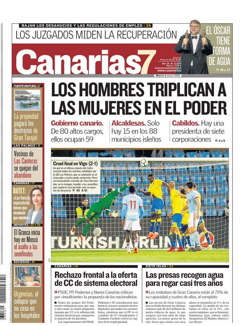 Portada Canarias7 06-03-2018