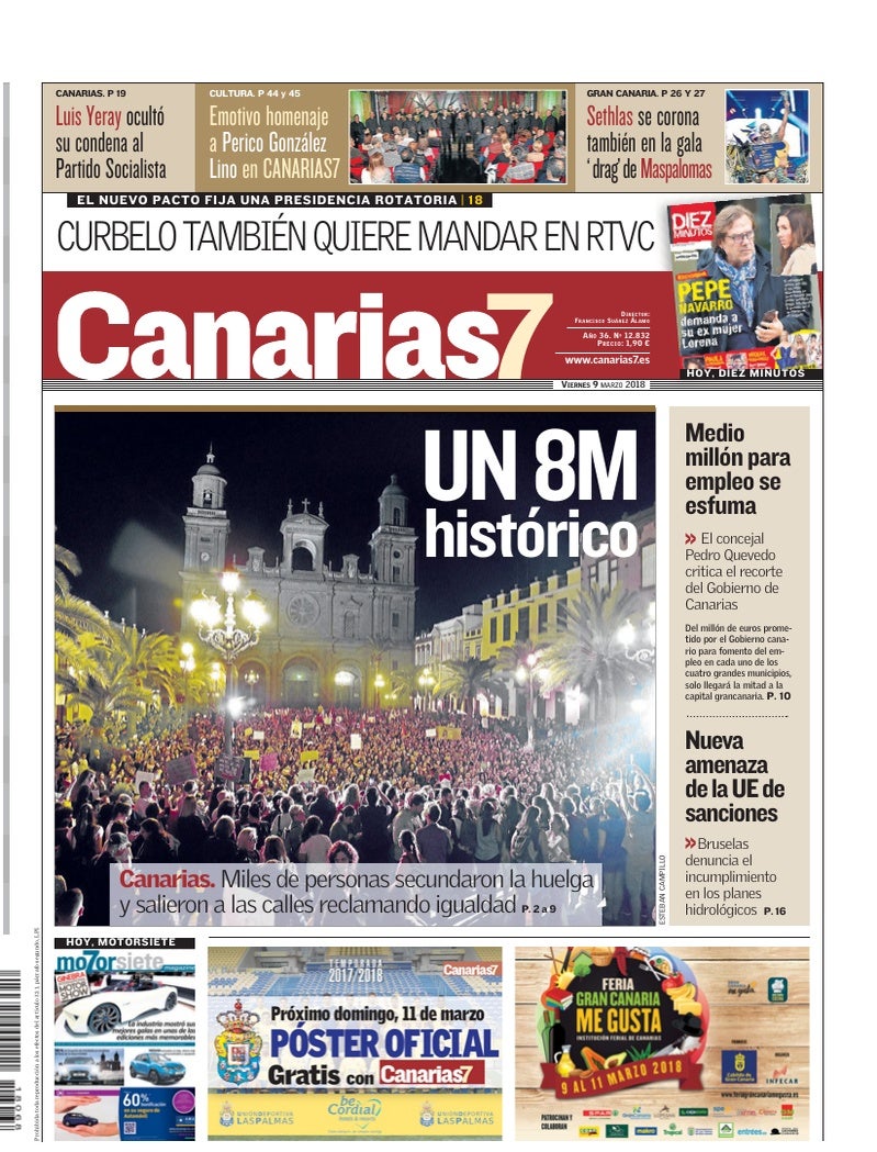 Portada Canarias7 09-03-2018