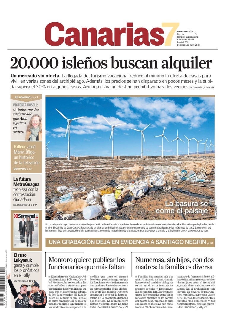 Portada Canarias7 06-05-2018