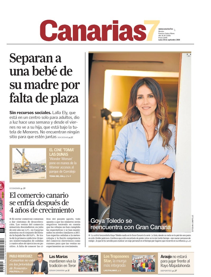 Portada Canarias7 10-09-2018
