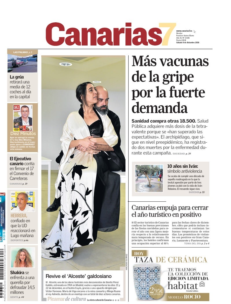 Portada Canarias7 08-12-2018